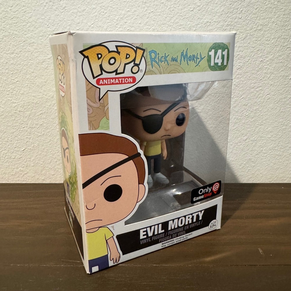 Funko Pop! Evil Morty #141 Rick and Morty GameStop Exclusive Vinyl Figure